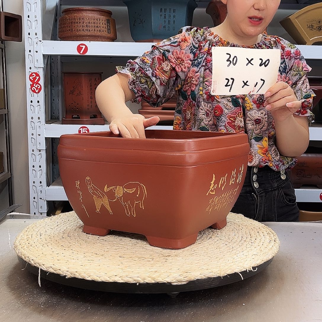 紫砂花盆紫砂花盆