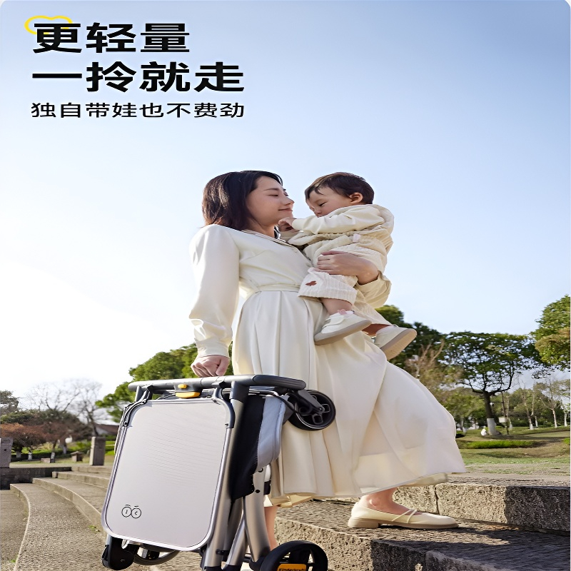 便携可坐可躺遛娃神器轻便登机一键收车婴儿推车宝宝儿童口袋折叠