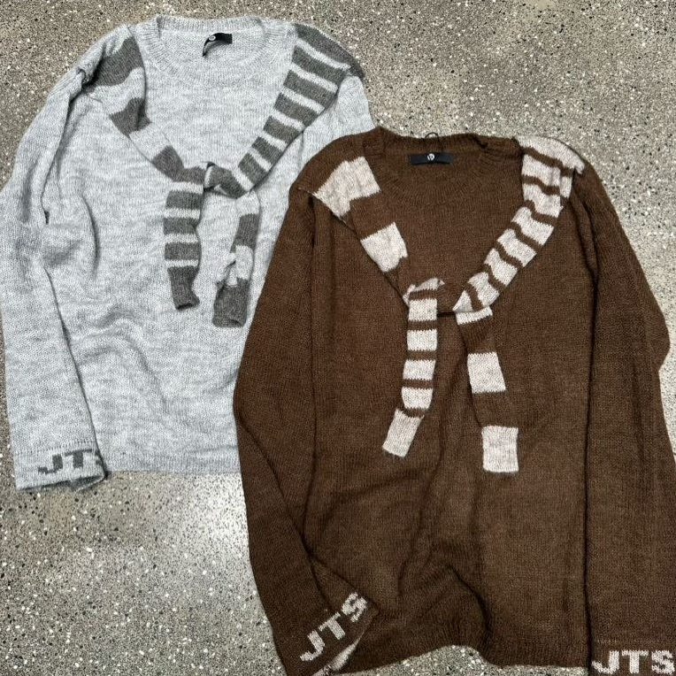 啦色假两件披肩针织（福利款不退换看好拍）