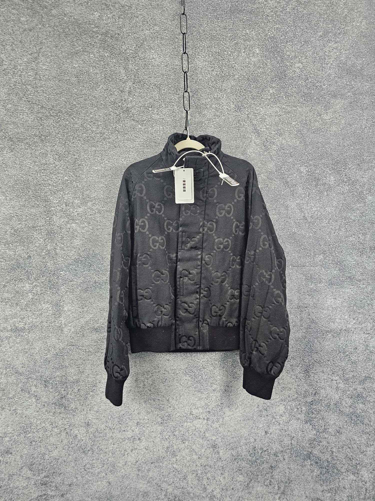 95新 GUCCI/古驰 Tsan0294/立领满印外套/尺码44