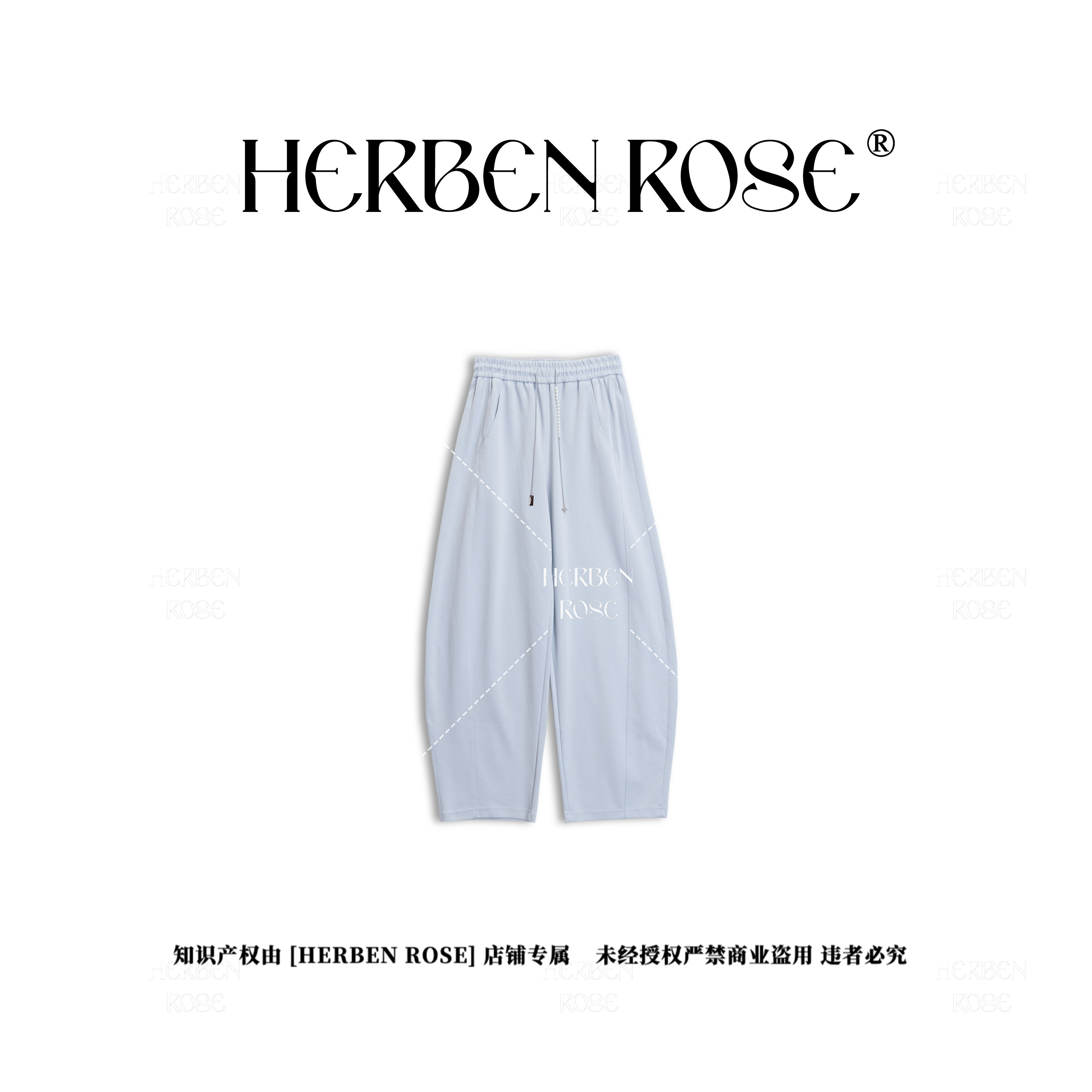 2025夏季新款珍珠链条弯刀裤 743051