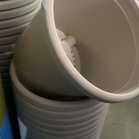 树脂四季5号的微瑕灰白无托6个