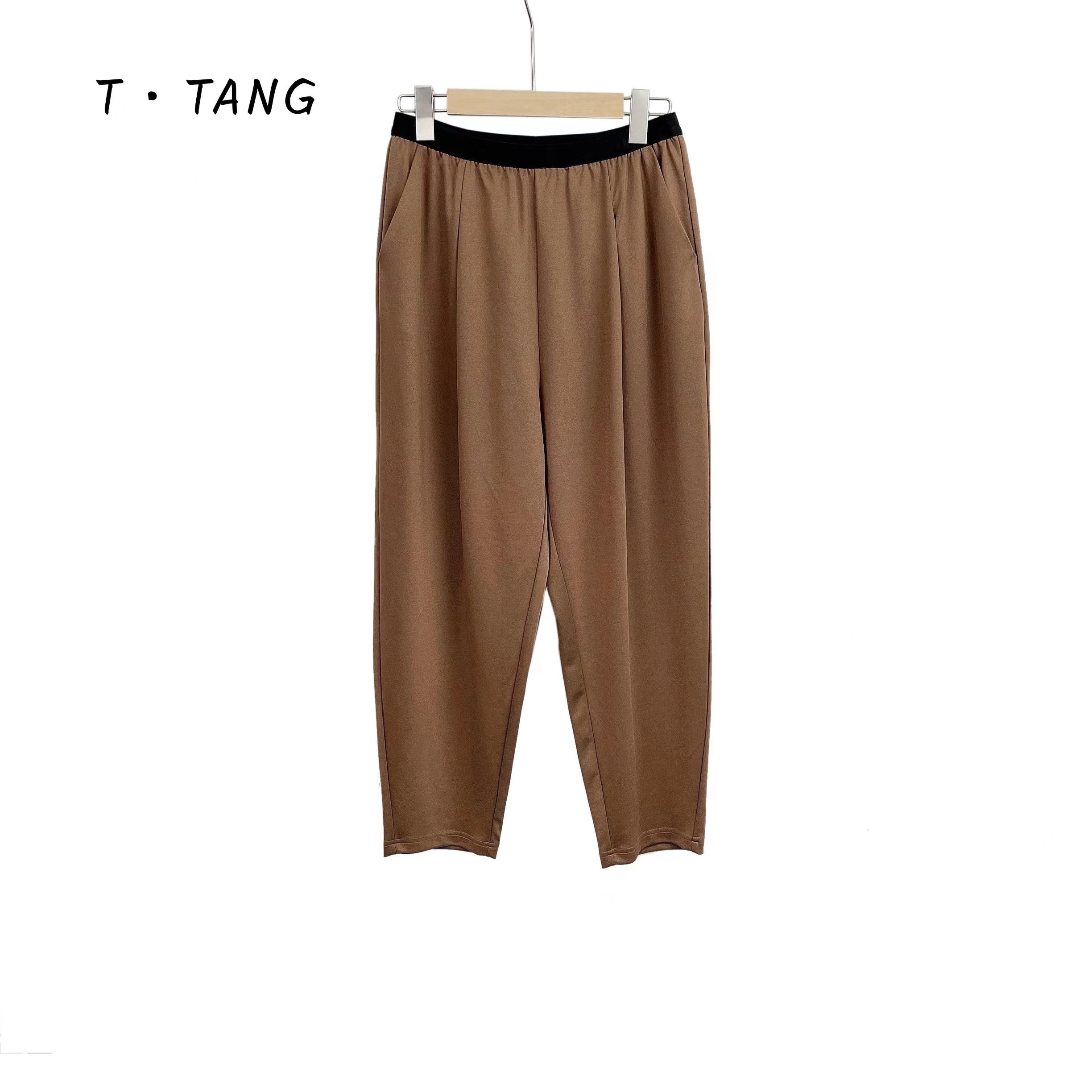 FL秋季舒适时尚直筒百搭阔腿宽松休闲裤【873】