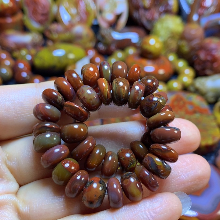 玛瑙/玉髓未镶嵌战国红