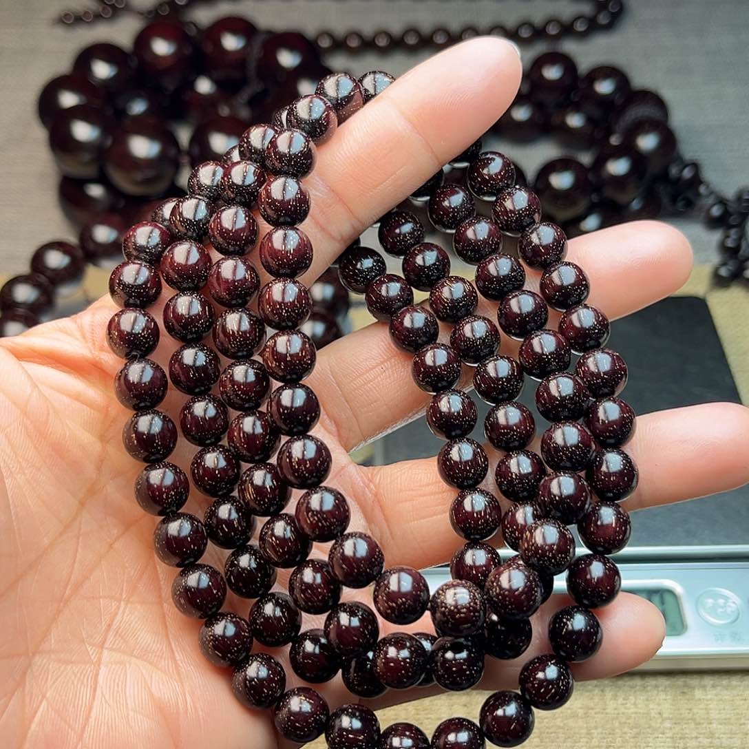 檀香紫檀（小叶紫檀）0.8 108颗 满星