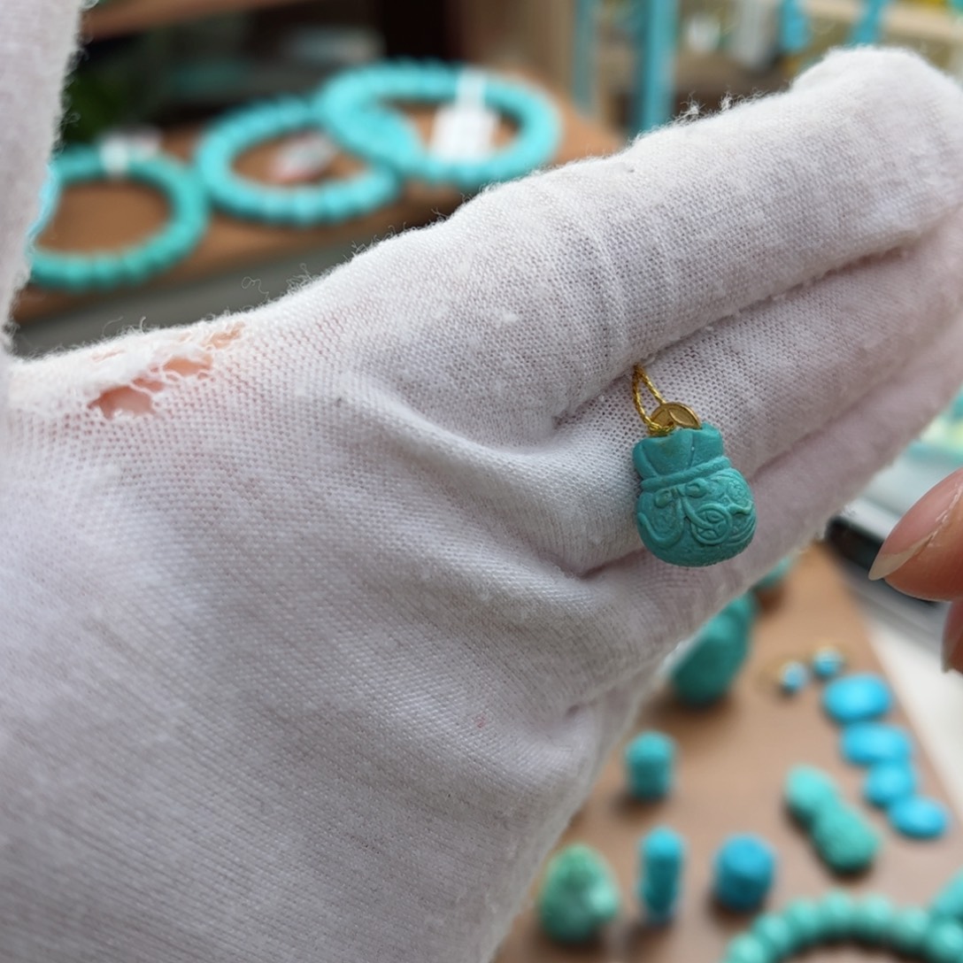 绿松石未镶嵌配饰