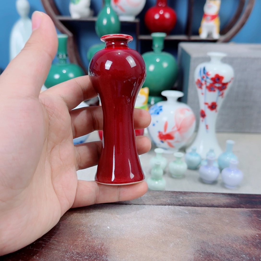 陶瓷手工小花器摆件