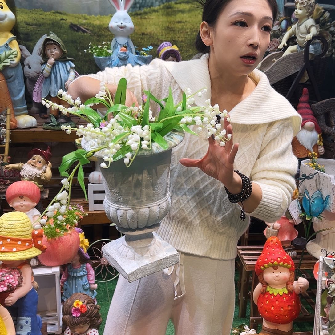 花园摆件红红火火
