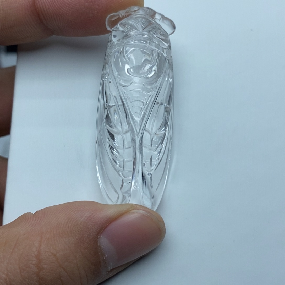 水晶颈饰未镶嵌一鸣惊人（打孔配绳）