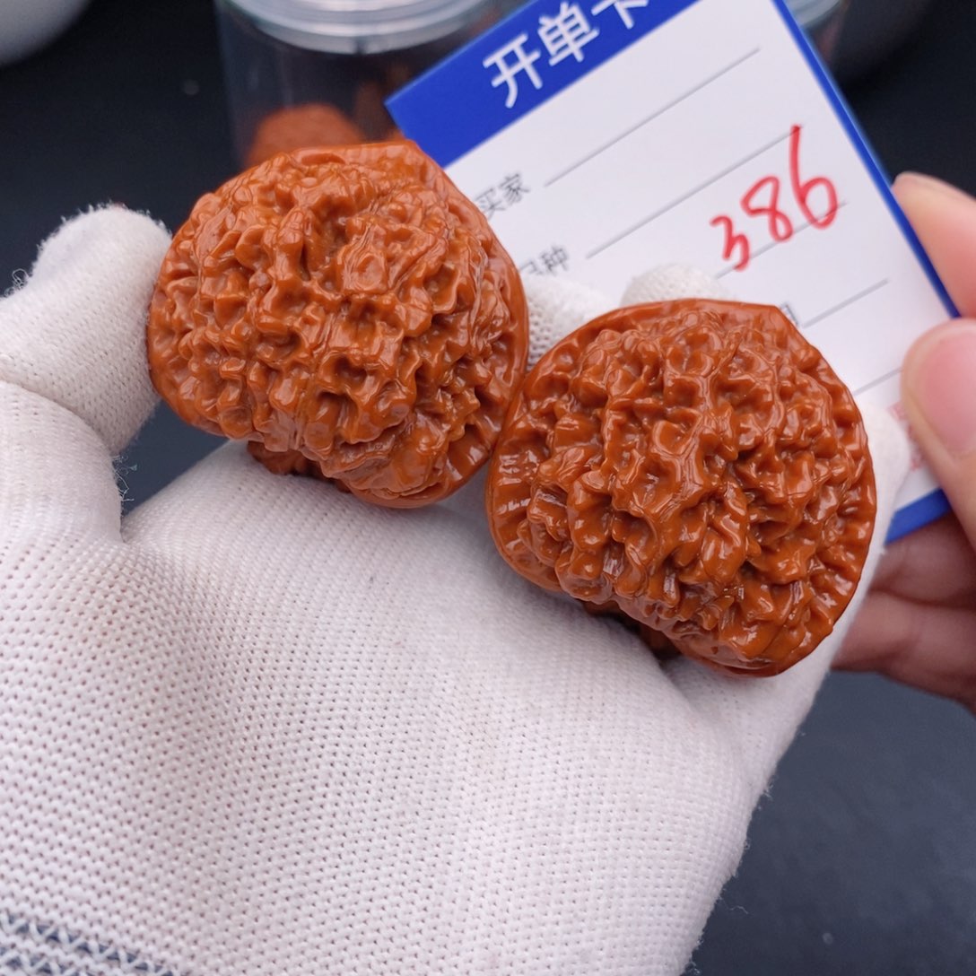 文玩核桃把件44官帽386