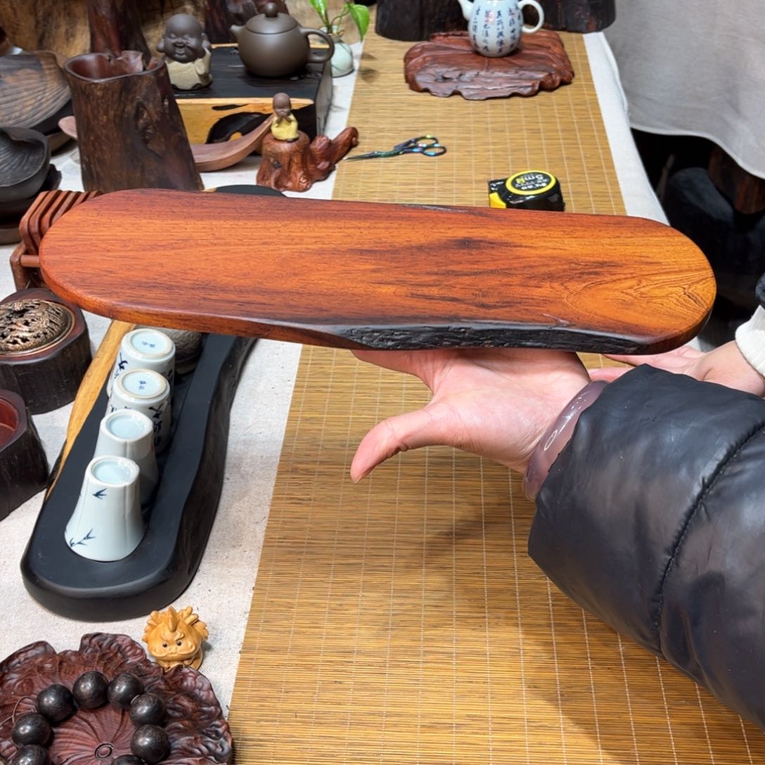 缅甸花梨干泡茶盘