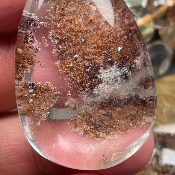 水晶吊坠(不含链)未镶嵌装*4