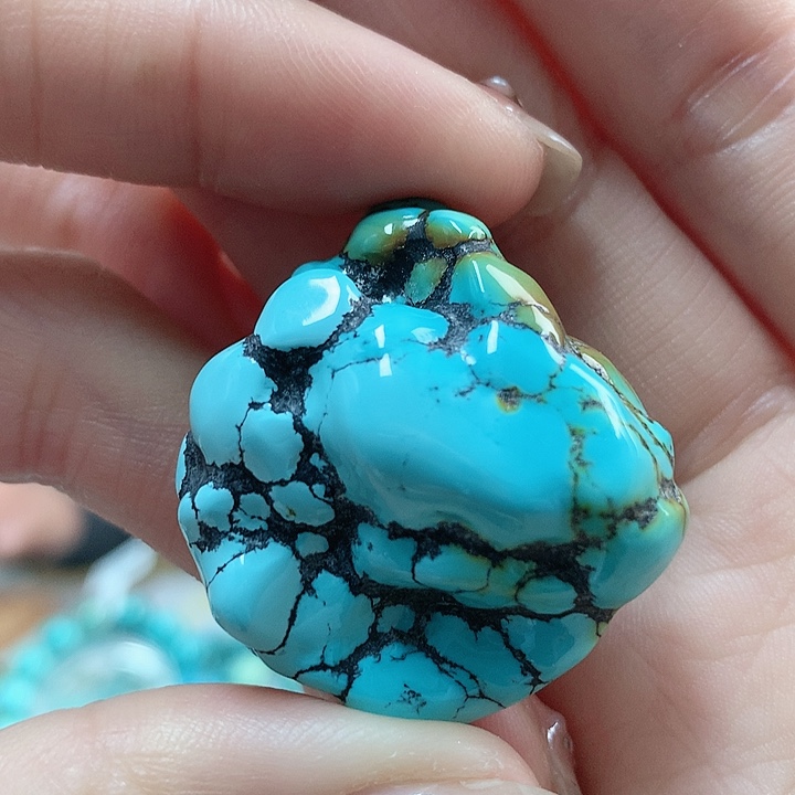 绿松石珠宝奇石未镶嵌