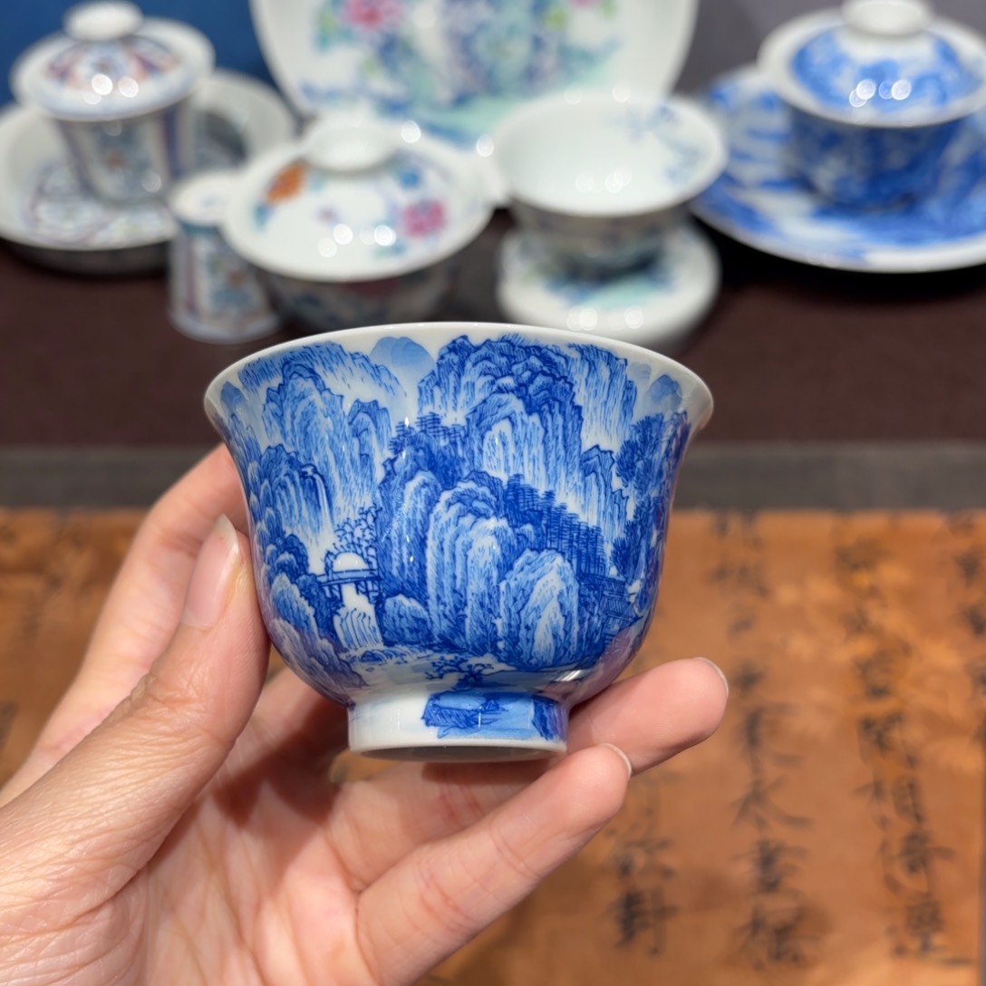 瓷片景德镇纯手工手绘