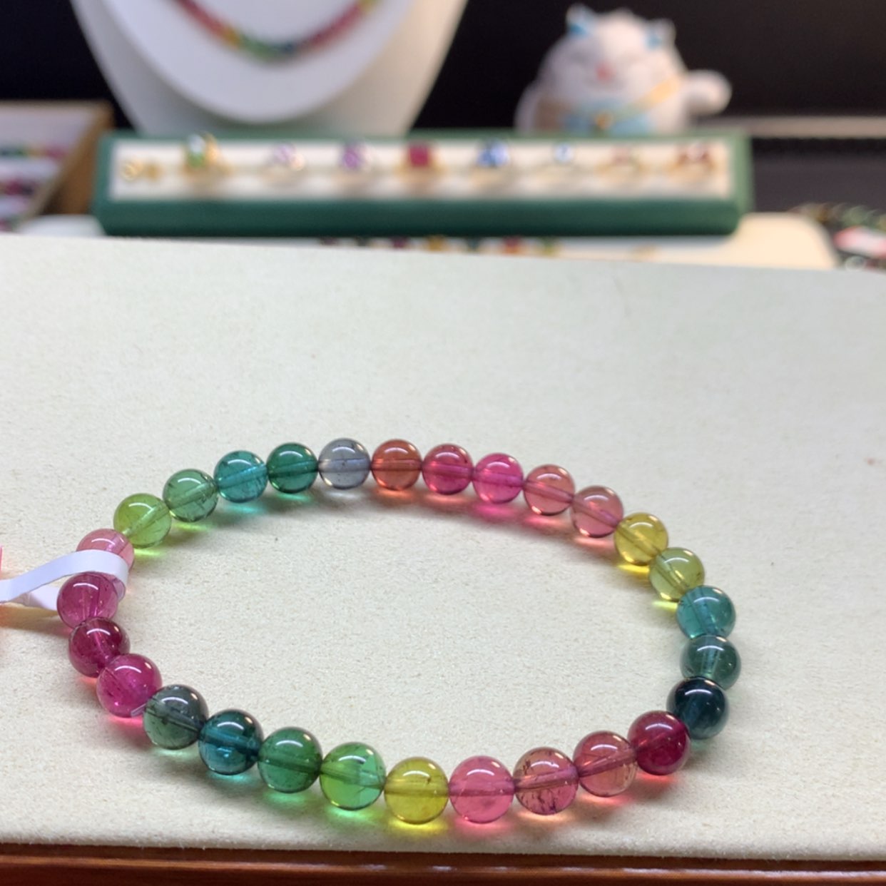 【闪购商品】碧玺手串未镶嵌彩虹6.6mm