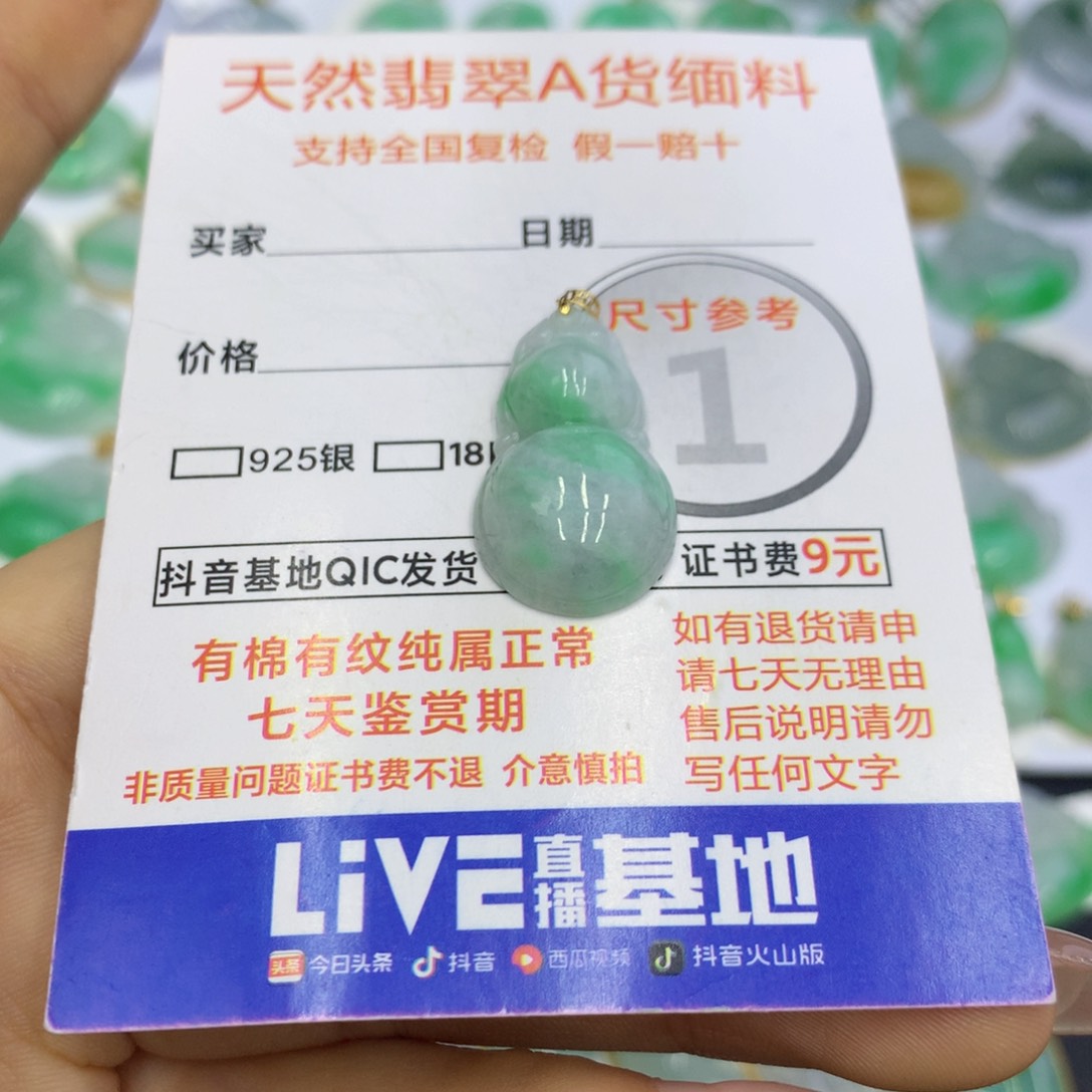 翡翠颈饰未镶嵌翡翠