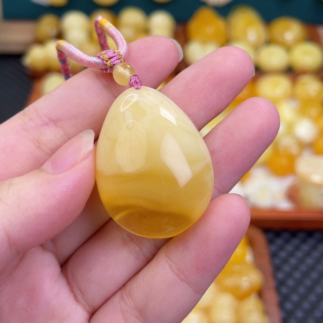 蜜蜡项链未镶嵌蜜蜡