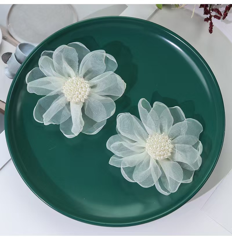 花朵装饰别针配饰手工水晶串珠8色可选超仙服装窗帘帽子头饰辅料