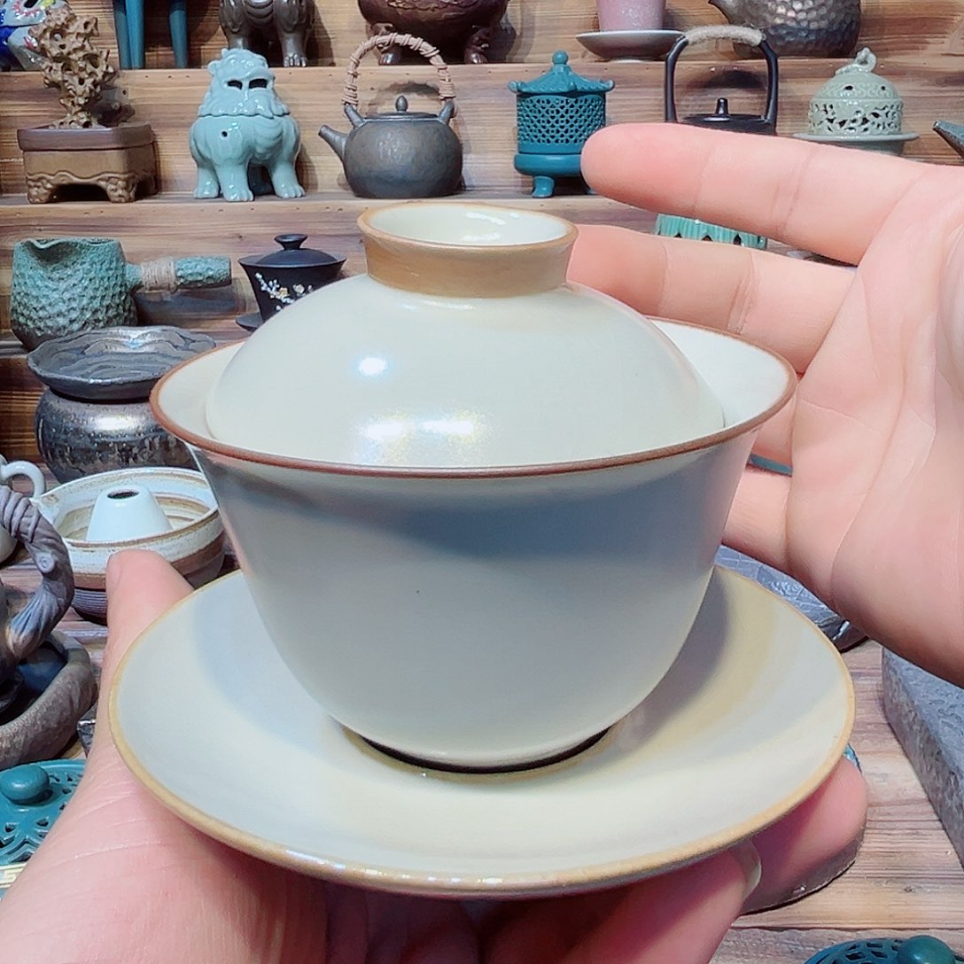 陶瓷香炉茶具摆件