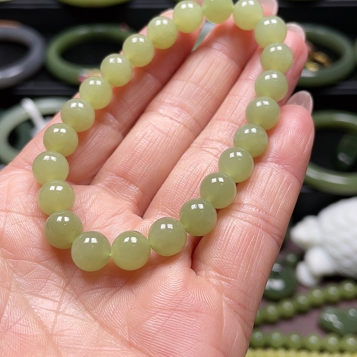 和田玉未镶嵌手链