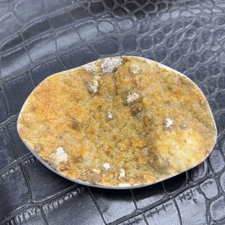 珠宝半成品未镶嵌水晶黄