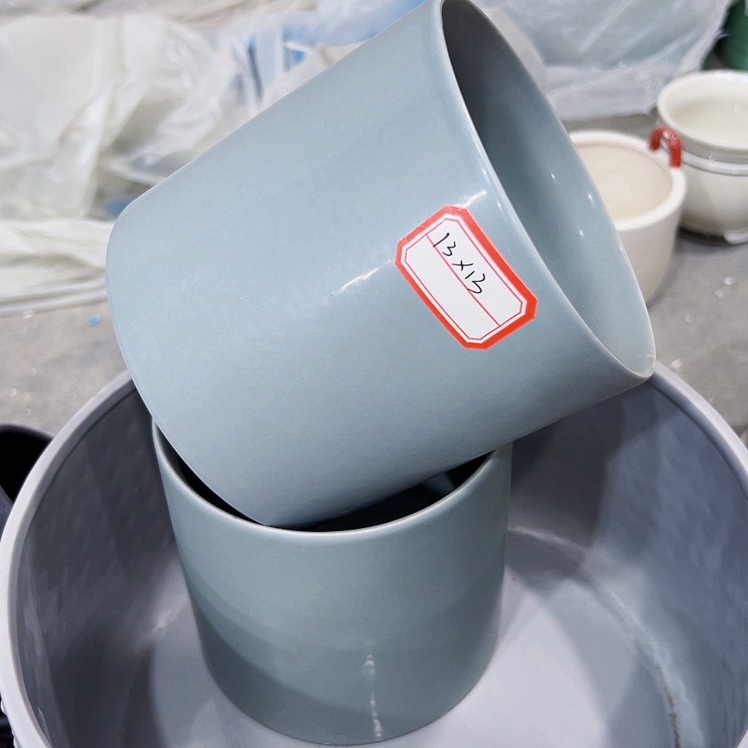 有孔，外贸尾单陶瓷花盆凑单10米包邮