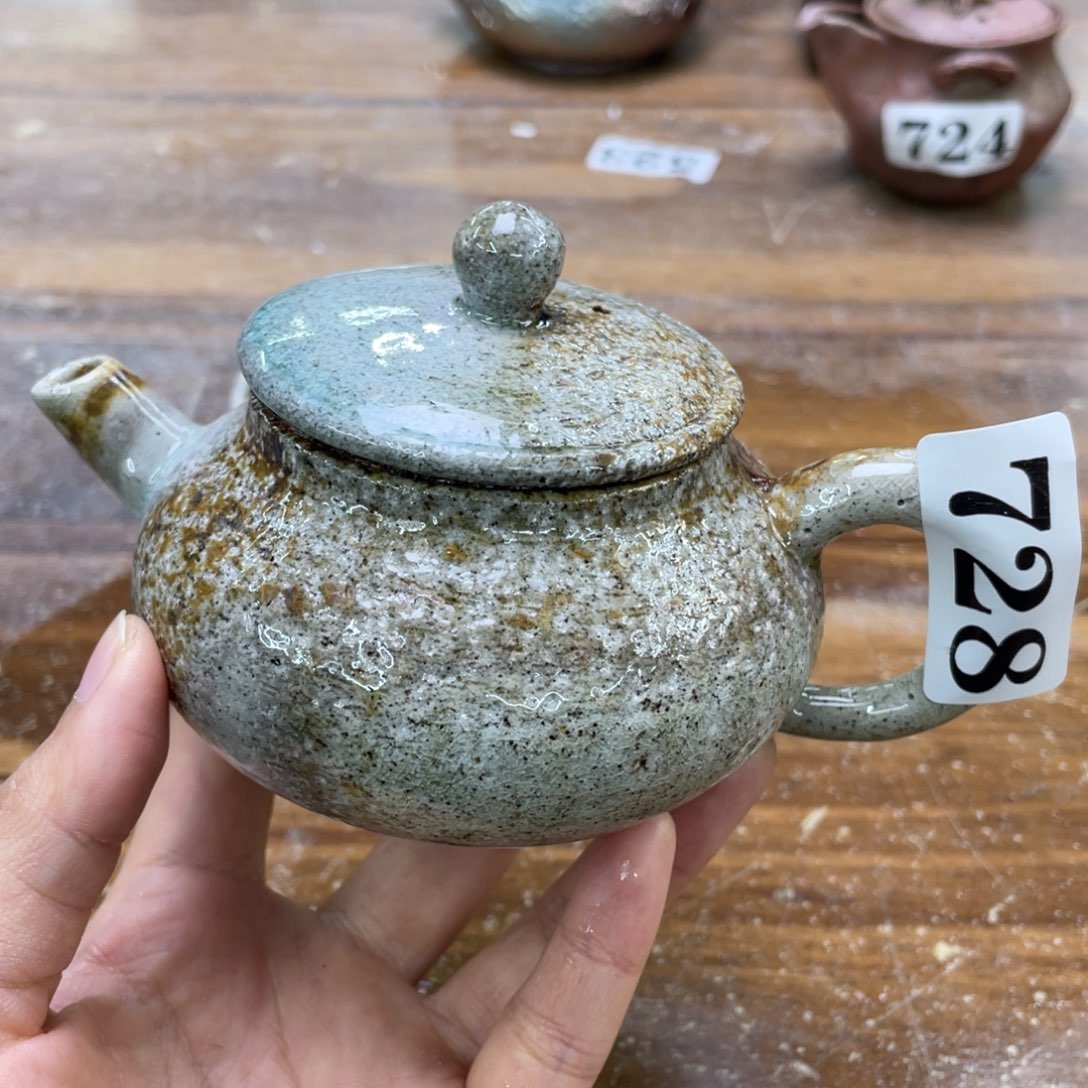 陶纯手工柴烧茶壶茶具