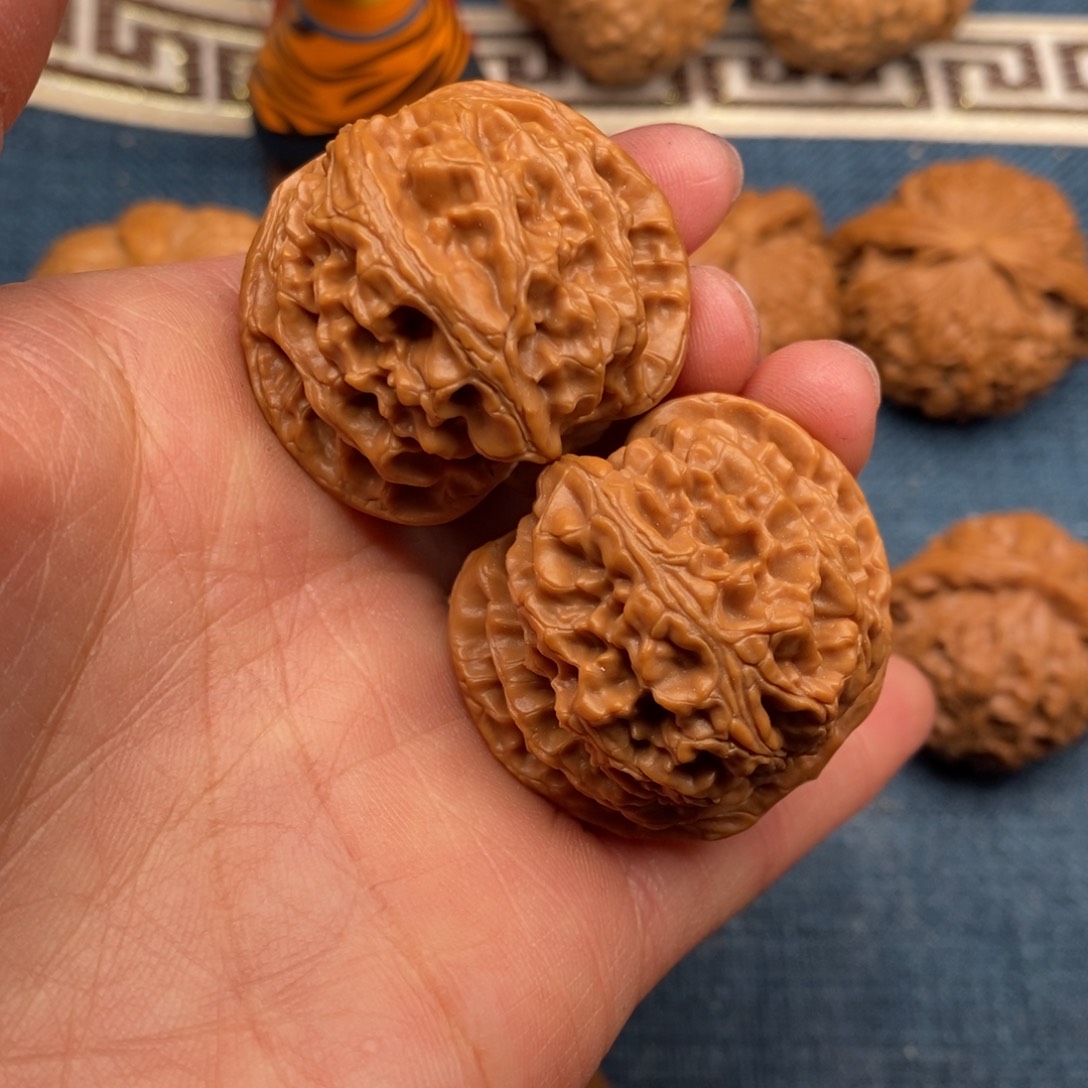 文玩核桃把件38苹果