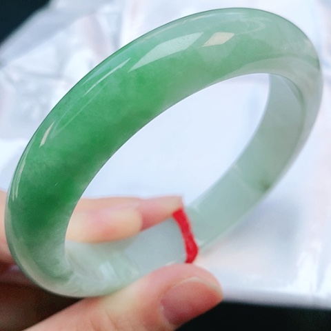 未镶嵌手镯翡翠57圈口882526