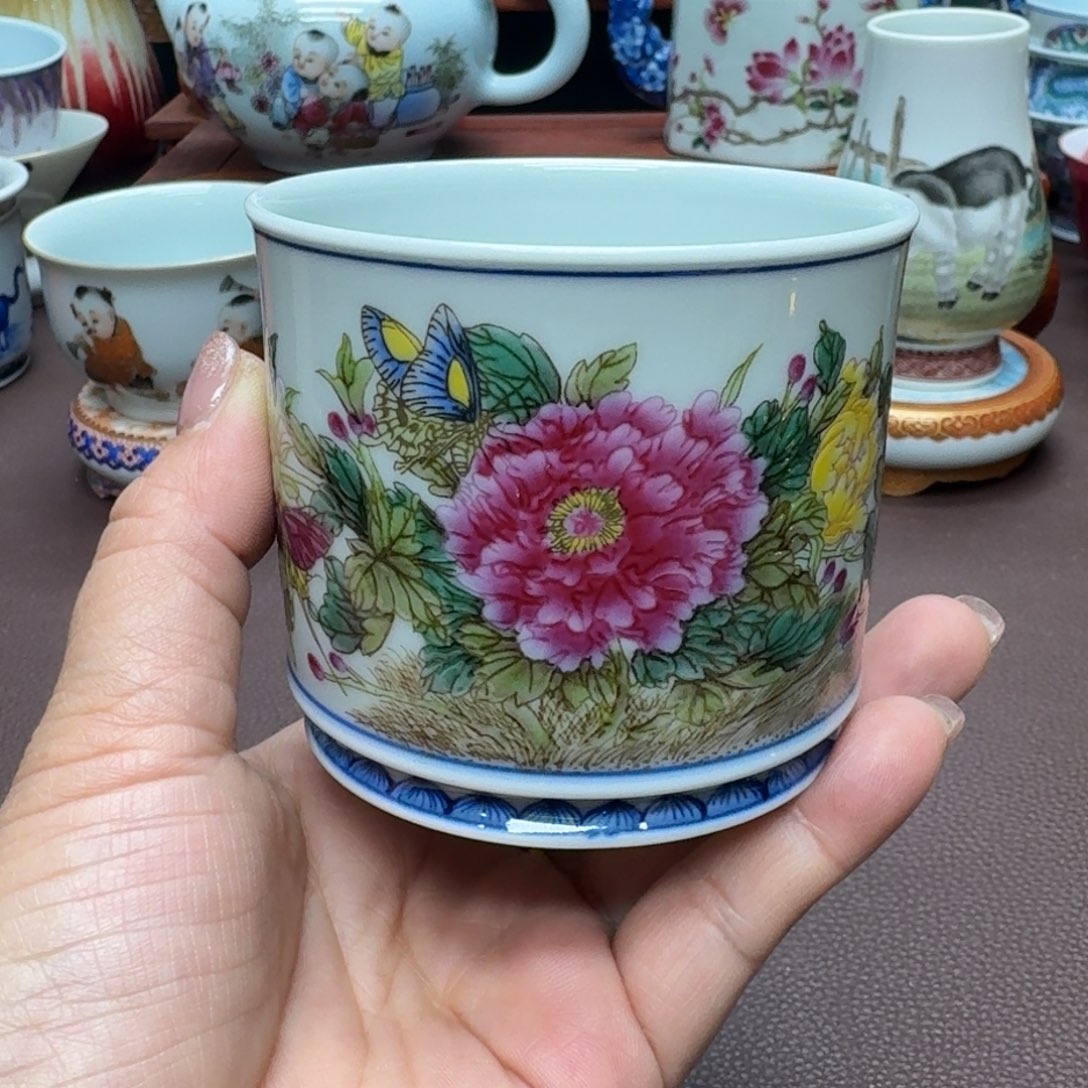 瓷片景德镇仿古手工制作艺术展示
