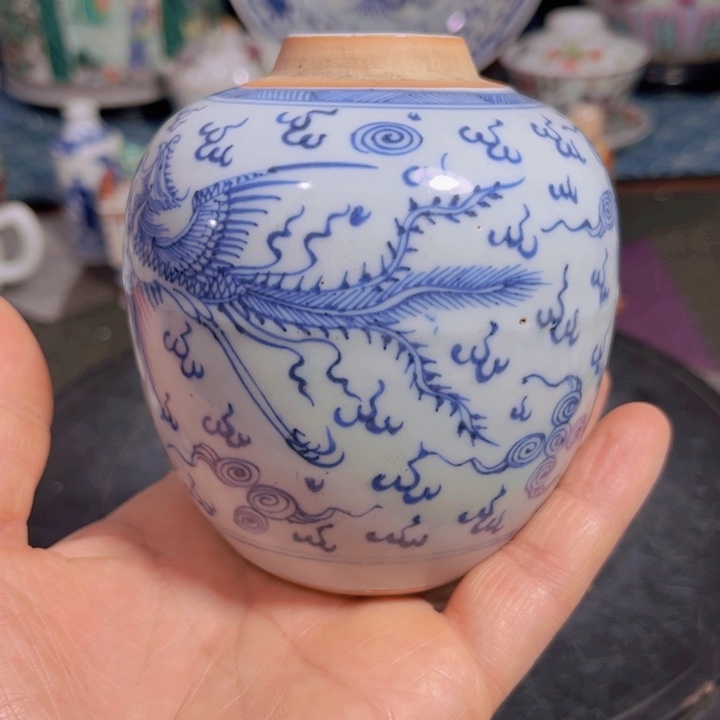 紫砂茶叶罐青花888888888888