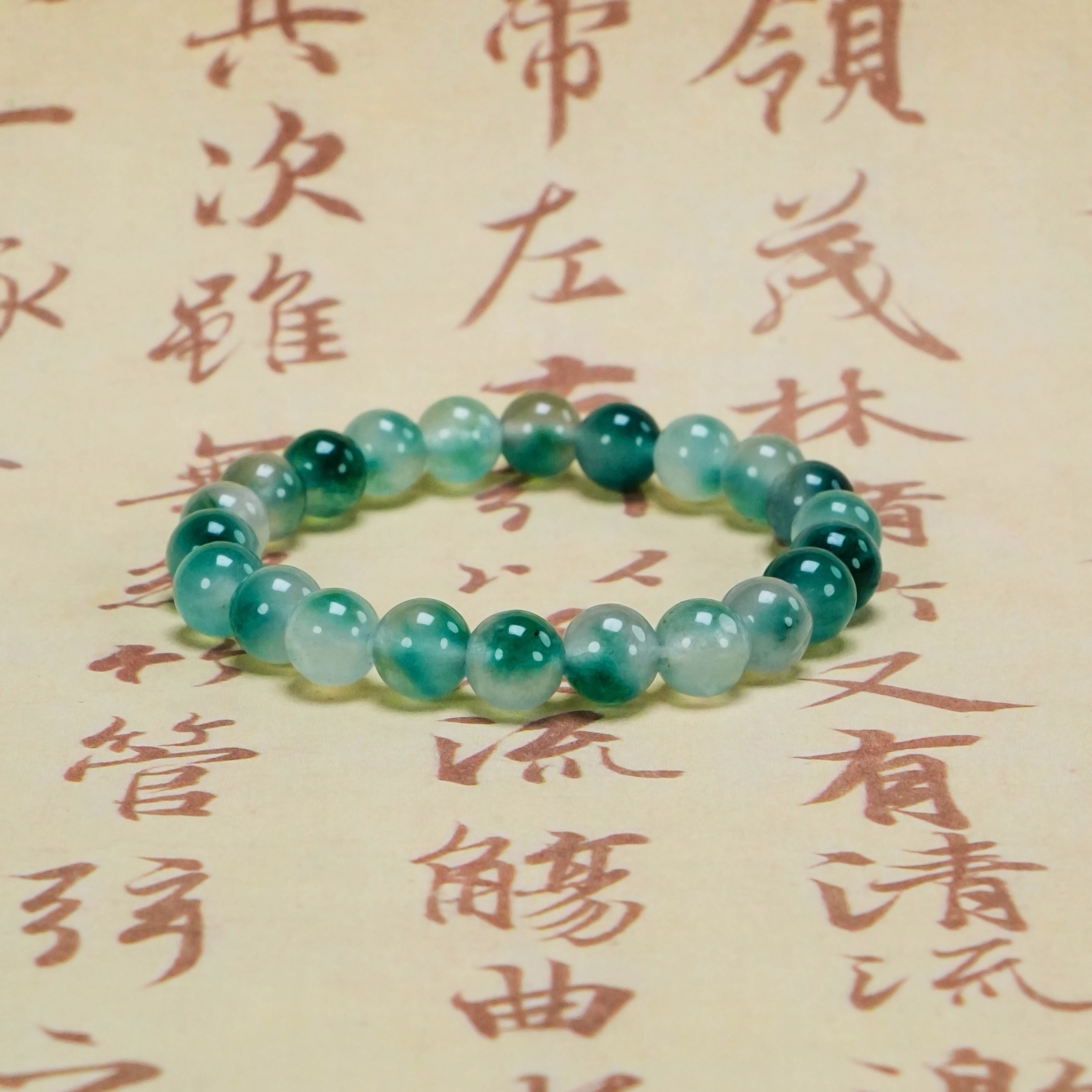 SC-364 兰花石 英 手串8mm