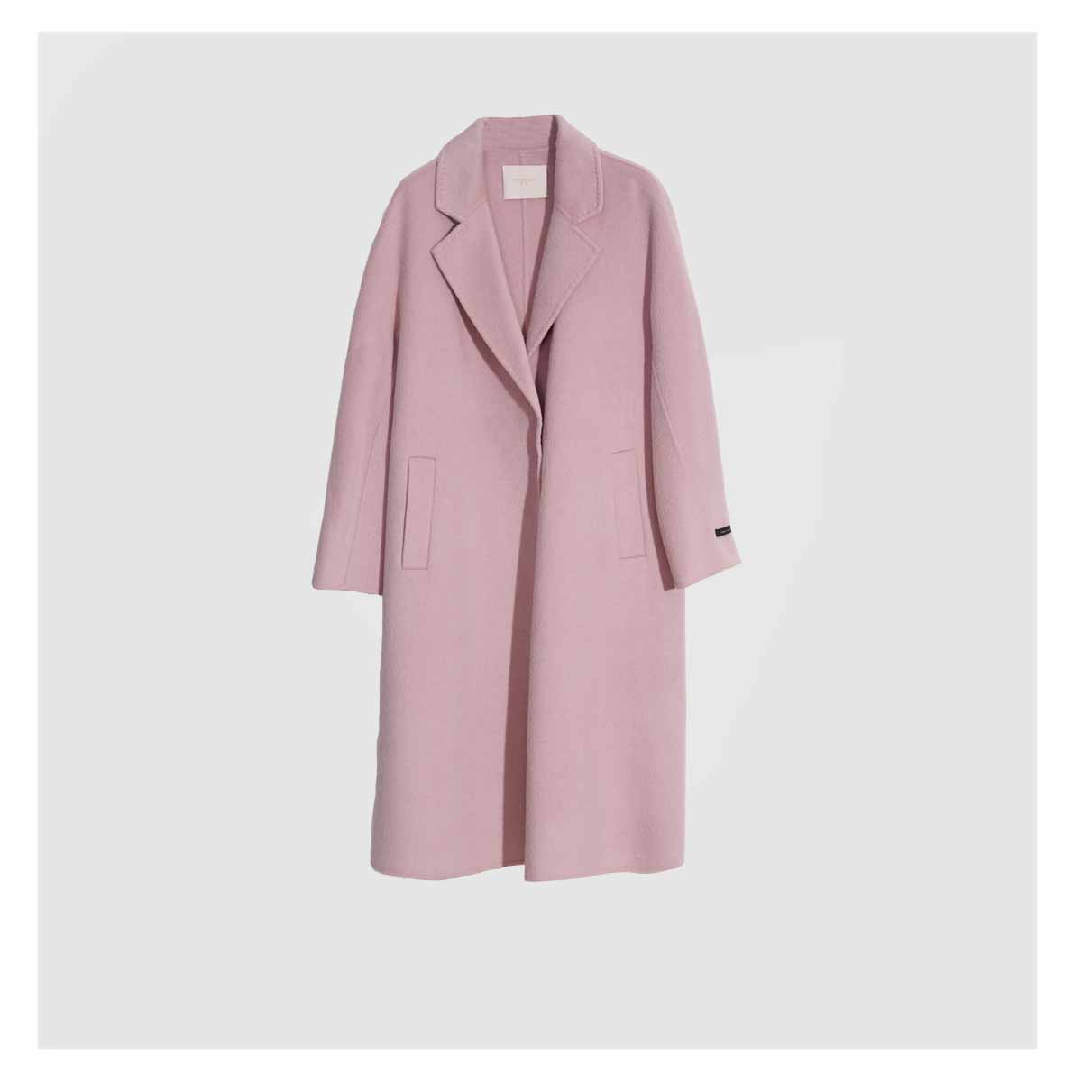 2025经典秋季纯色女式大衣 570160