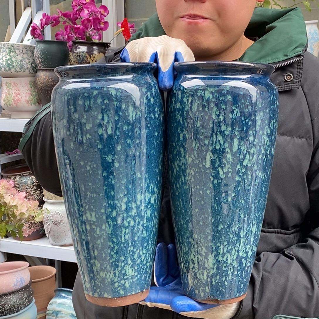 花盆紫砂口13高31福利俩个无空