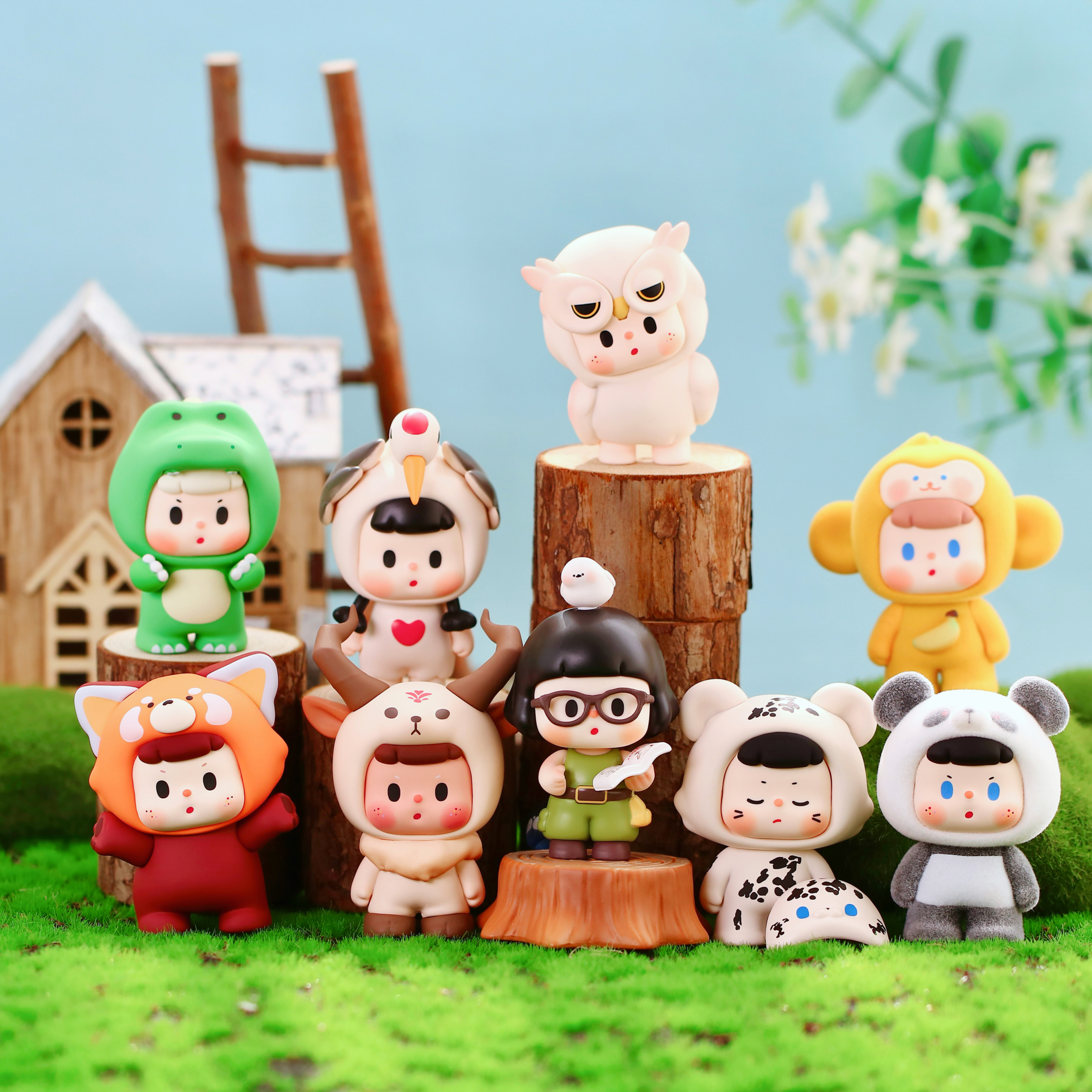 正品不二珍稀动物系列mini盲盒潮玩手办