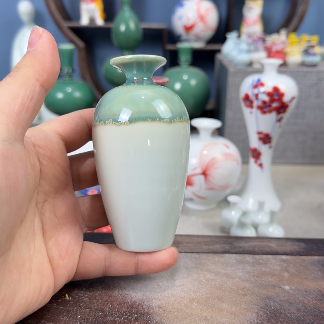 陶瓷手工小花器摆件
