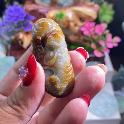 【闪购商品】颈饰未镶嵌翡翠象