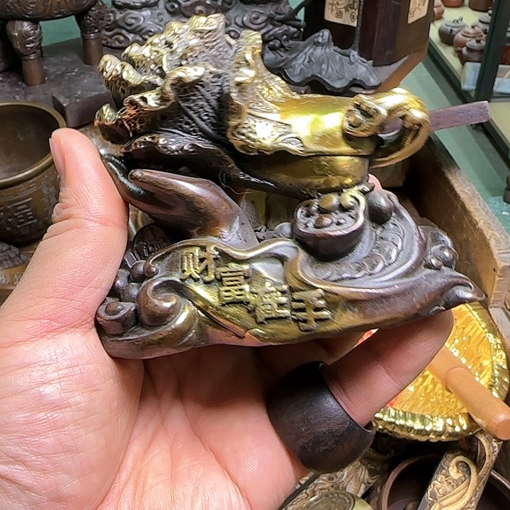 铜器办公室茶室摆件