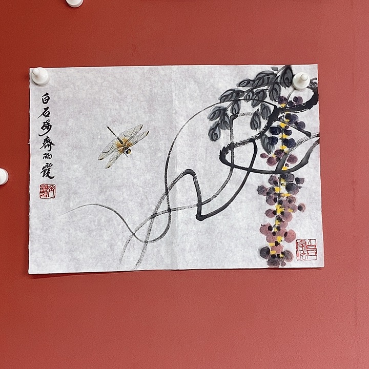 国画爱*冯伟老师手绘国画作品音浩