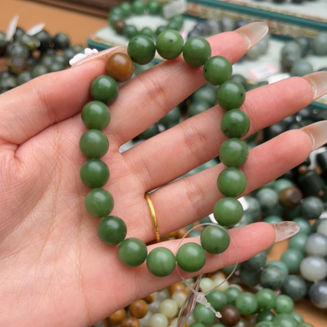 和田玉手串1220d拍一发一