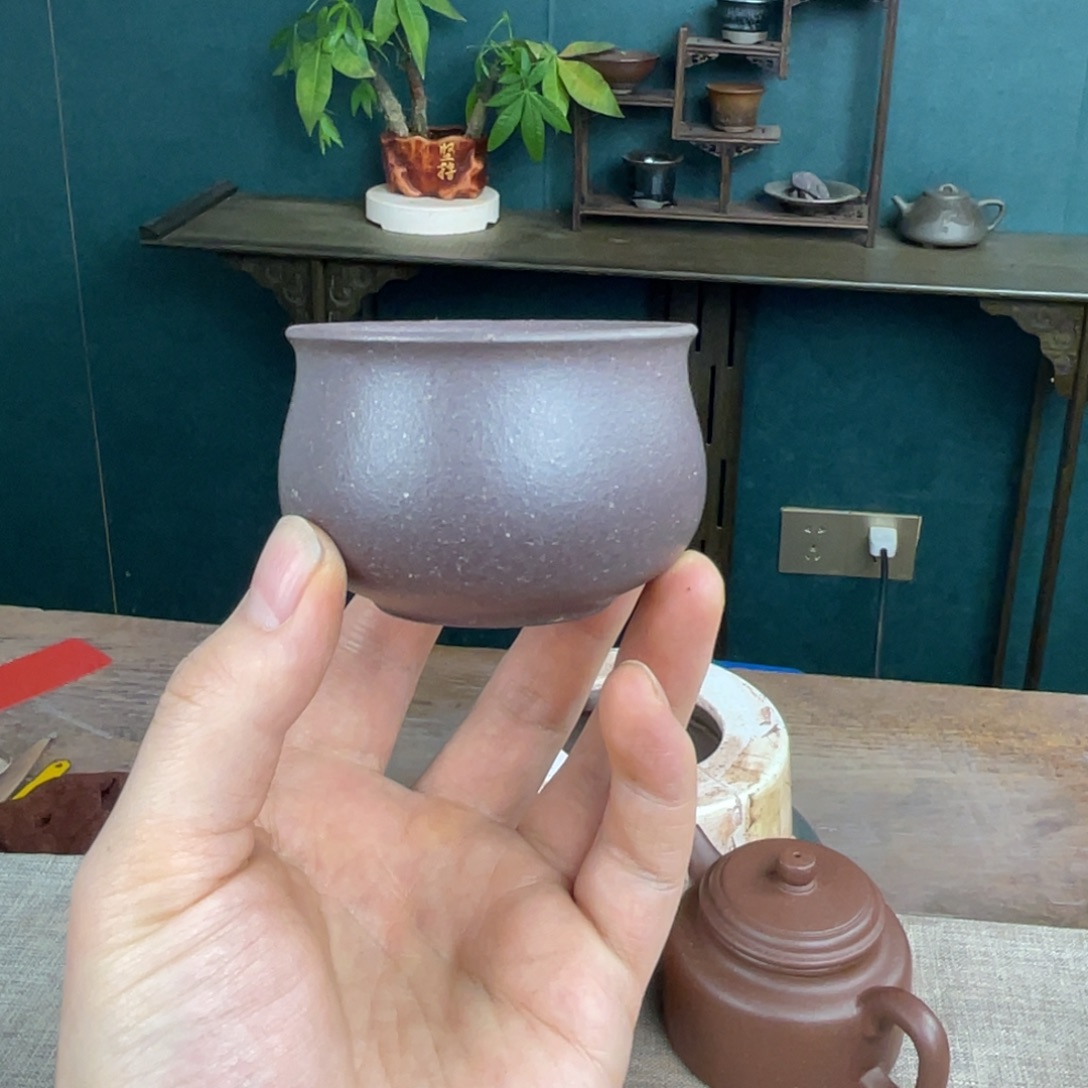 茶杯紫泥宜兴紫砂工艺