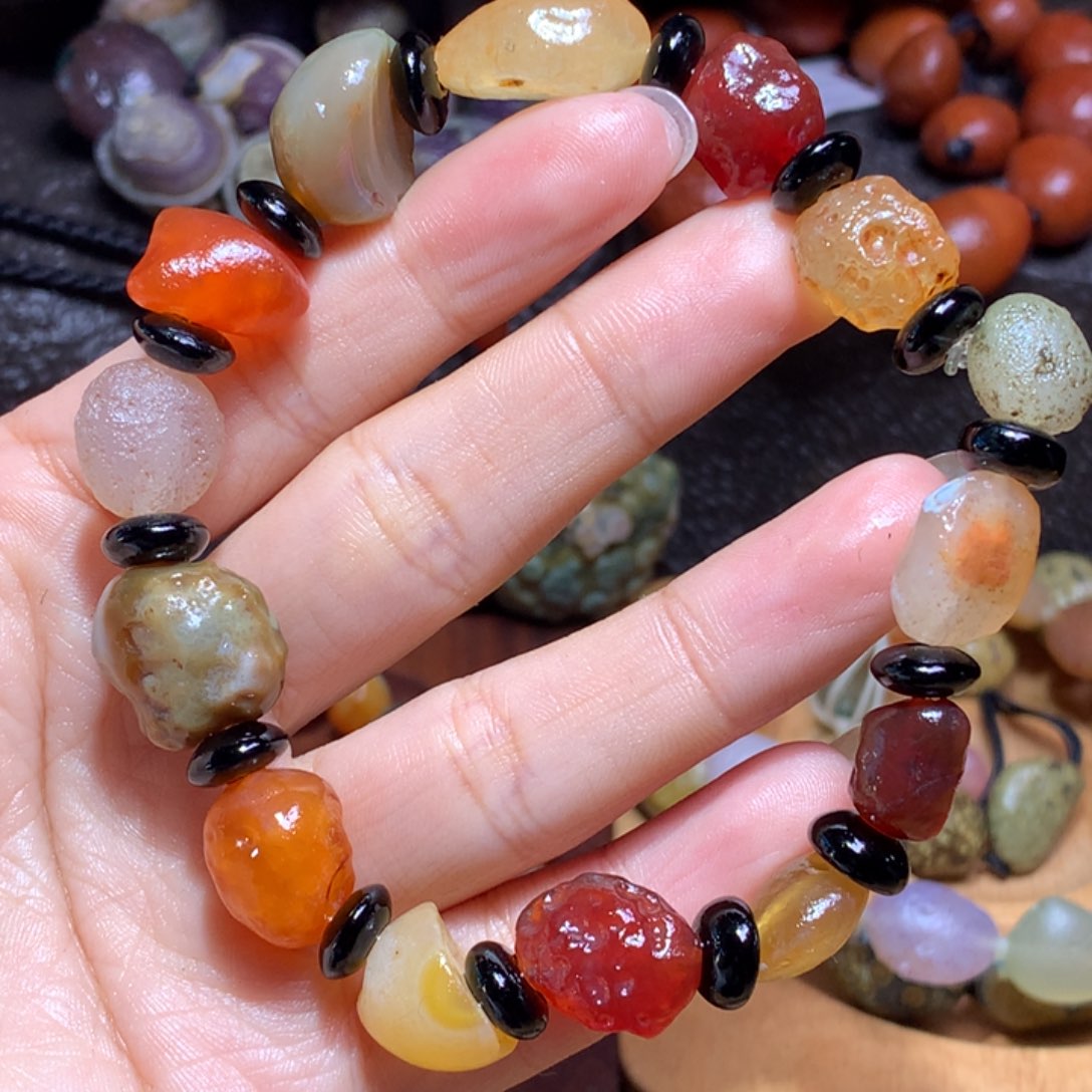 未镶嵌玛瑙/玉髓珠宝半成品