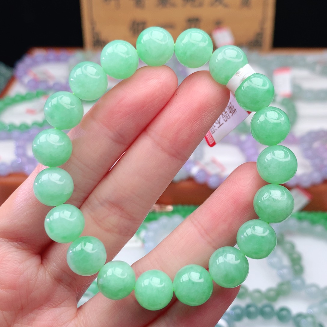 翡翠手链未镶嵌翡翠10mm