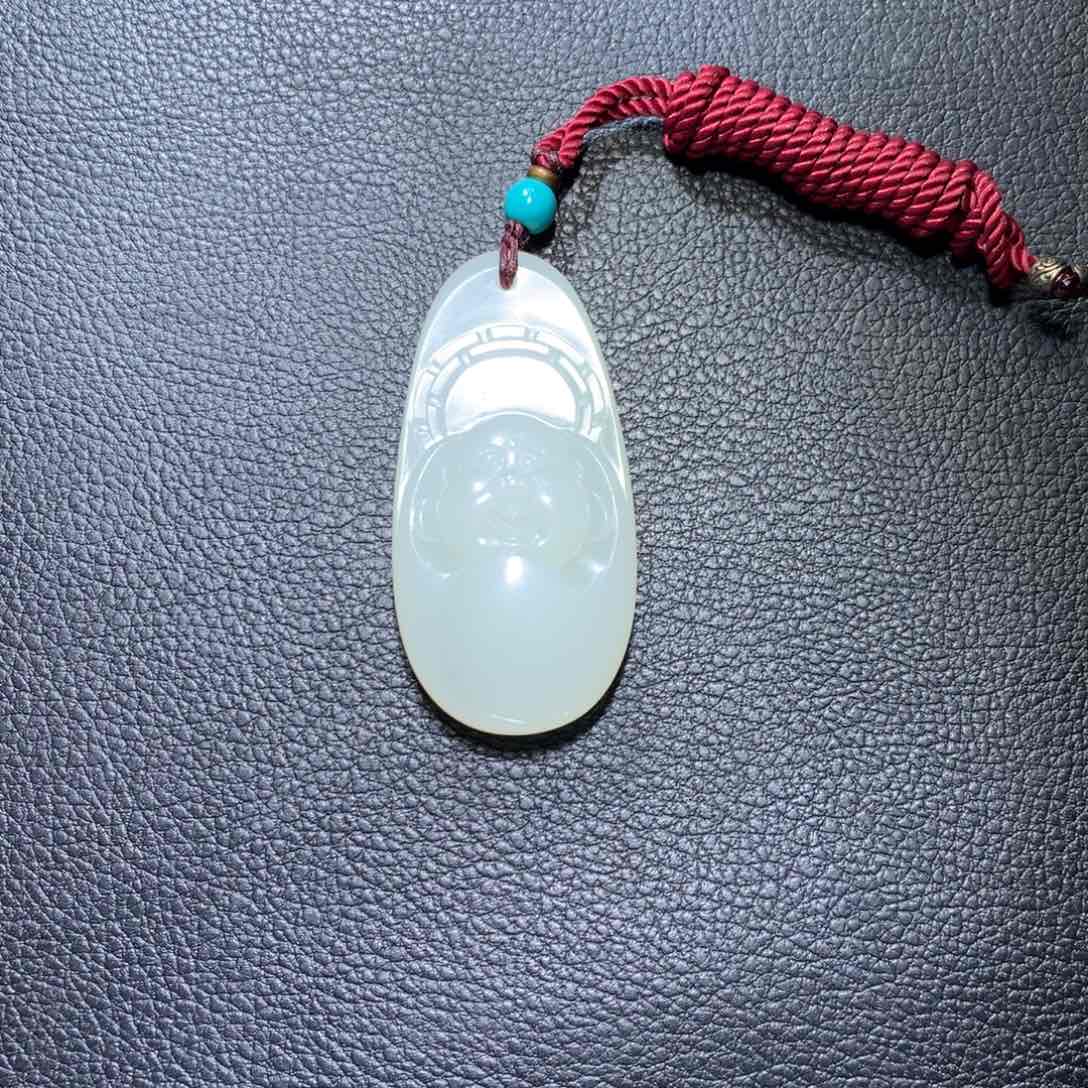 和田玉颈饰未镶嵌孤*