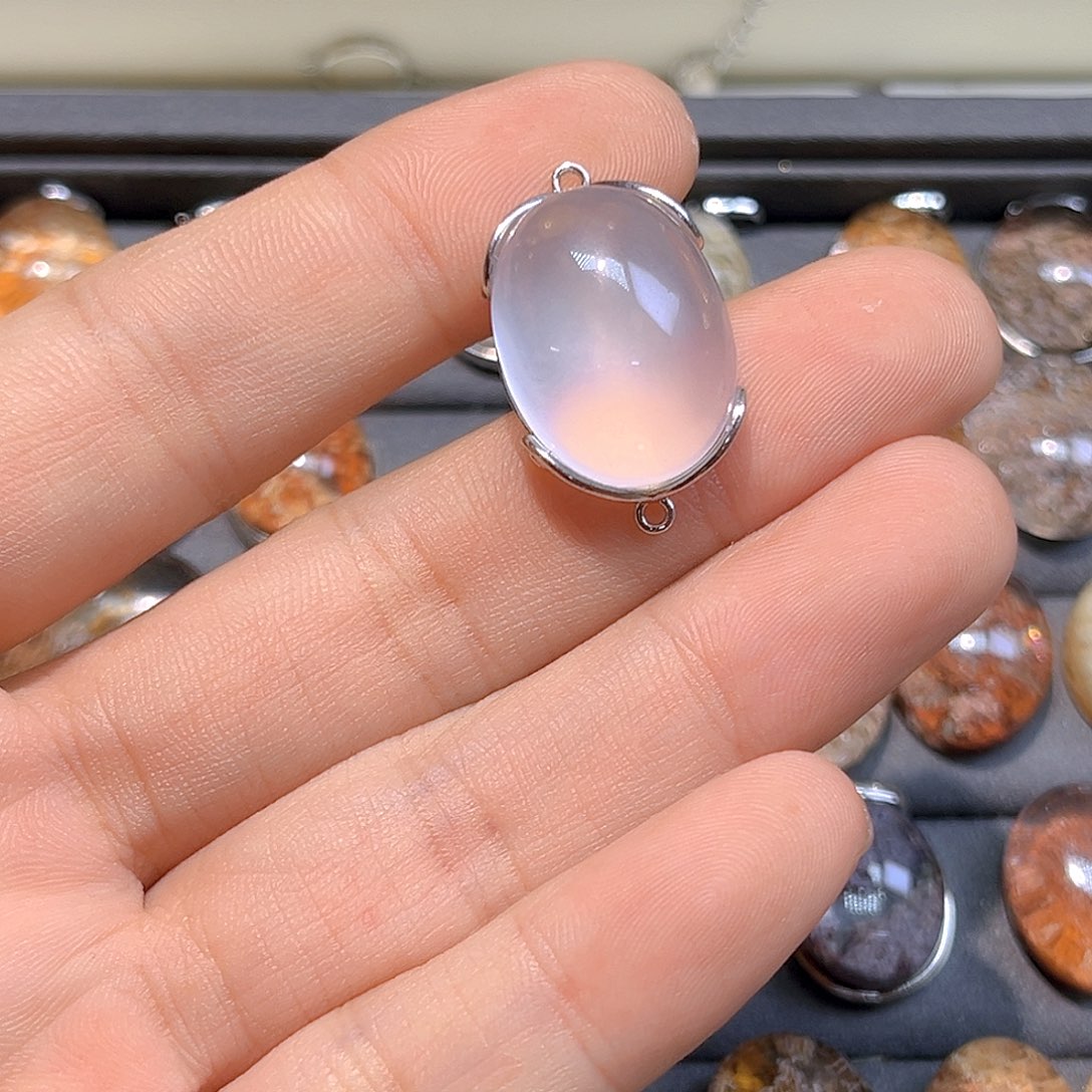 手链银S800镀金镶嵌水晶