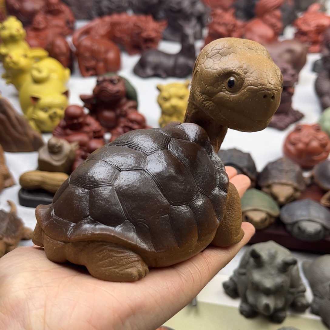 紫砂茶宠小**菟紫砂茶宠