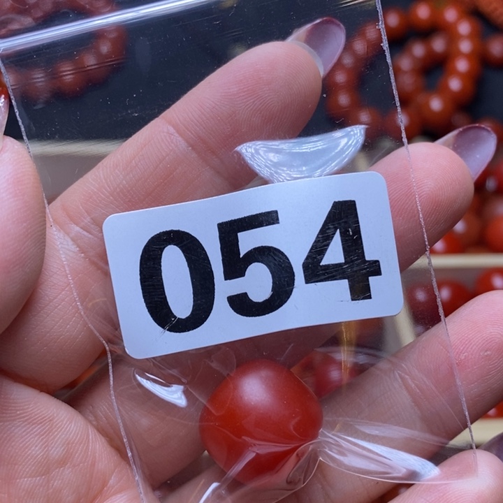 南红玛瑙手链未镶嵌开*