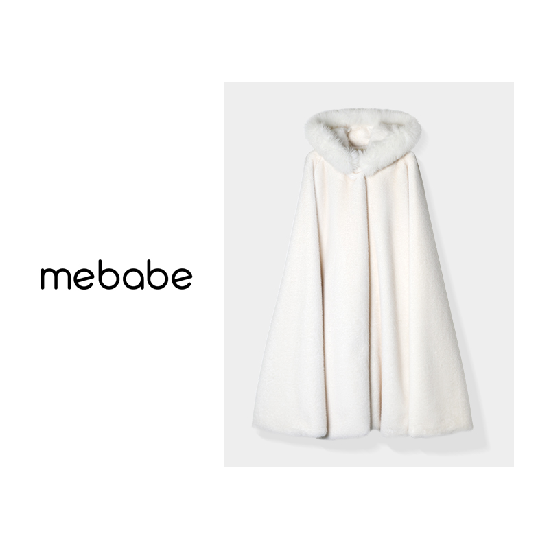 米歇丽【心软的神】氛围感长款斗篷连帽女24DK2208