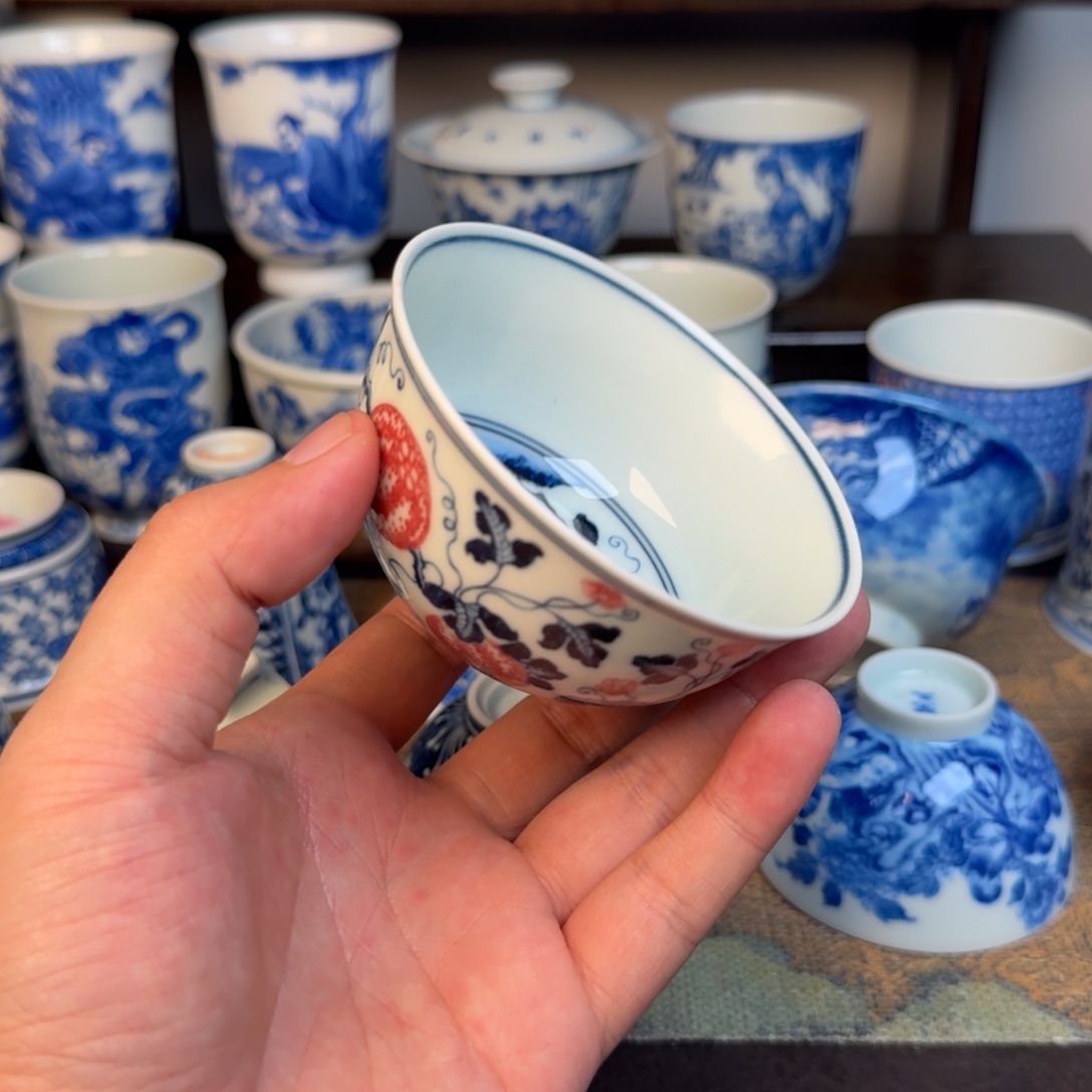 e***g景德镇现代手工手绘茶器微瑕福利