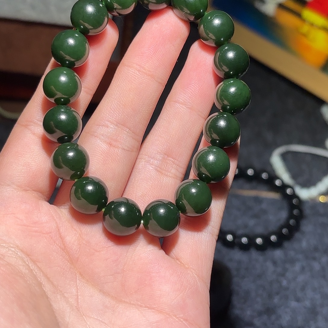 和田玉未镶嵌手链